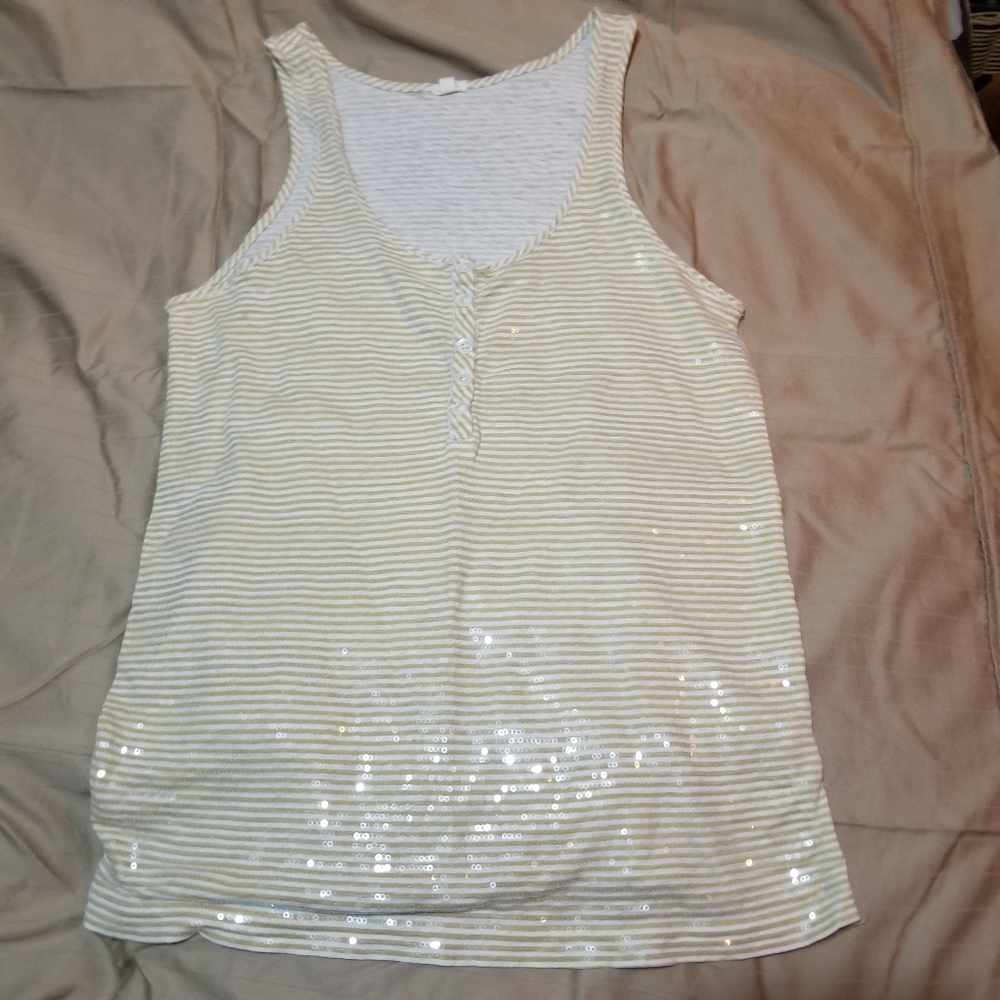 J Crew Sequin Tank Top